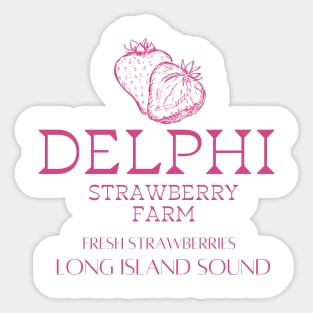 Delphi Strawberry Farm Sticker